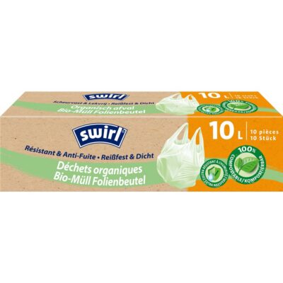 SWIRL sac déchets organiques 10l bio 10 pce