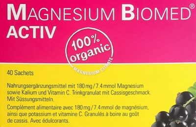 MAGNESIUM BIOMED activ gran sach 40 pce