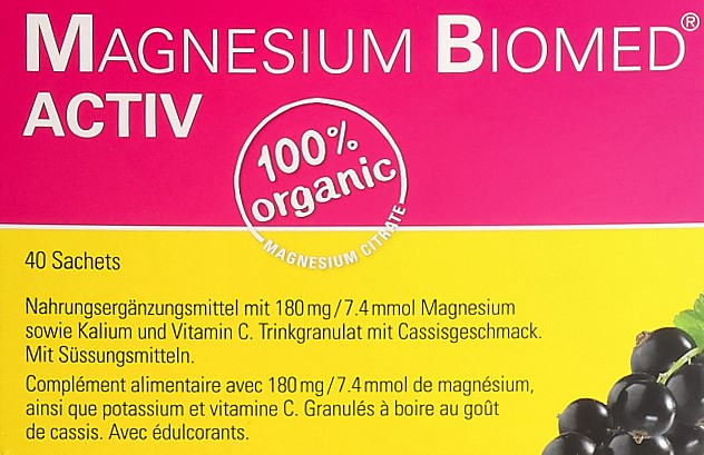 MAGNESIUM BIOMED activ gran sach 40 pce