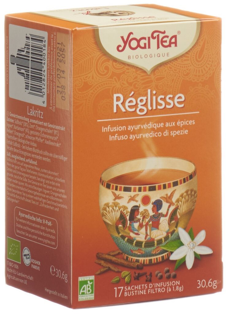 YOGI TEA Licorisse Egyptian Spice 17 sach 1.8 g