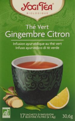 YOGI TEA Thé vert Gingembre citron 17 sach 1.8 g