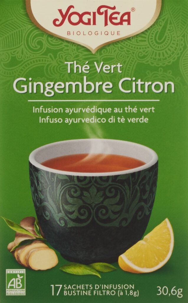 YOGI TEA Thé vert Gingembre citron 17 sach 1.8 g