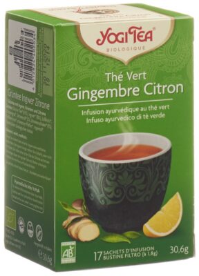 YOGI TEA Thé vert Gingembre citron 17 sach 1.8 g