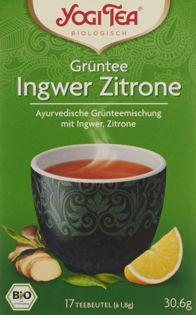 YOGI TEA Thé vert Gingembre citron 17 sach 1.8 g