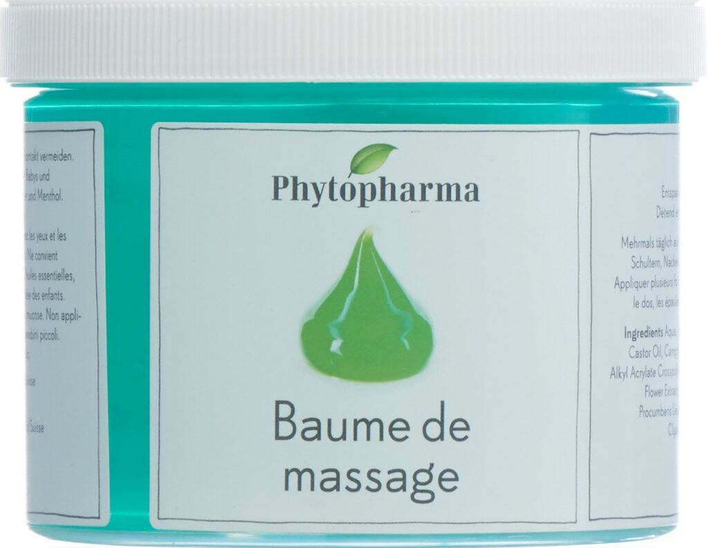 PHYTOPHARMA baume de cheval baume massage 500 ml