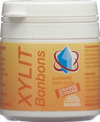 BIOSANA xylit bonbons orange/citron 80 pce