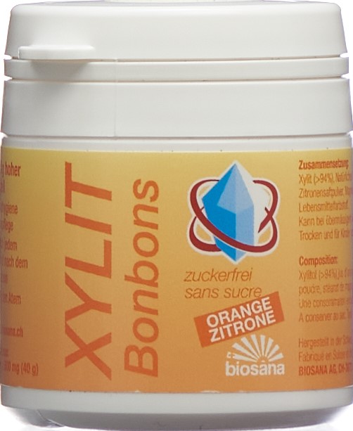 BIOSANA xylit bonbons orange/citron 80 pce