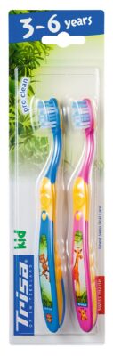 TRISA brosse à dents enfants kid duo 2 pce