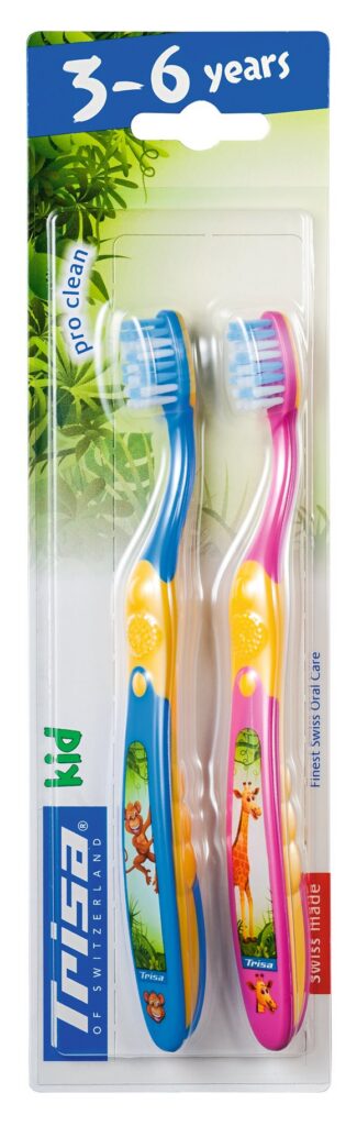 TRISA brosse à dents enfants kid duo 2 pce