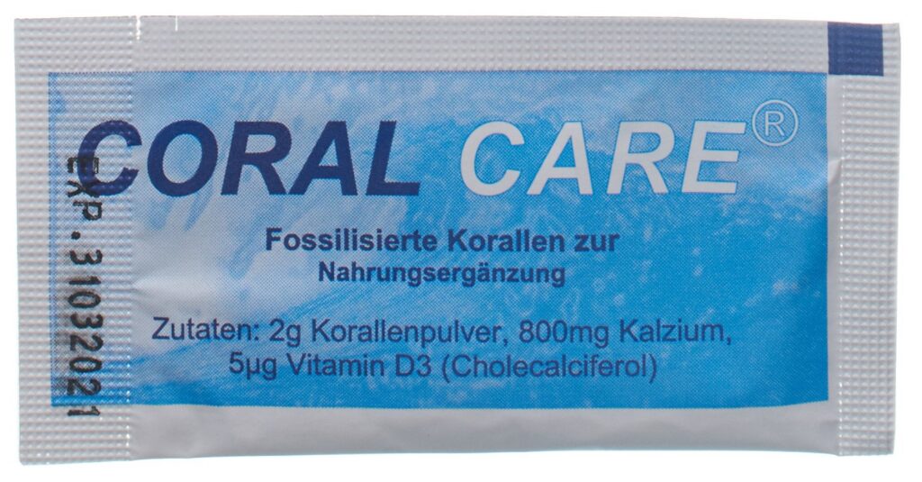 CORALCARE Coralcalcium Caraïbes+vitD3 sach 30 pce
