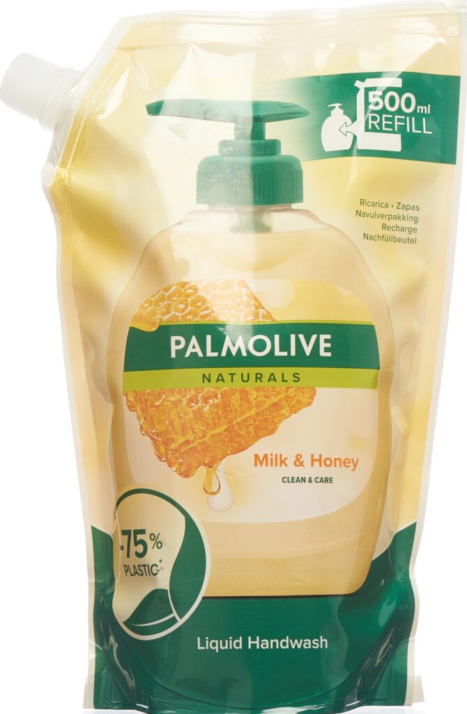 PALMOLIVE Savon liquide Lait et Miel refill 500 ml