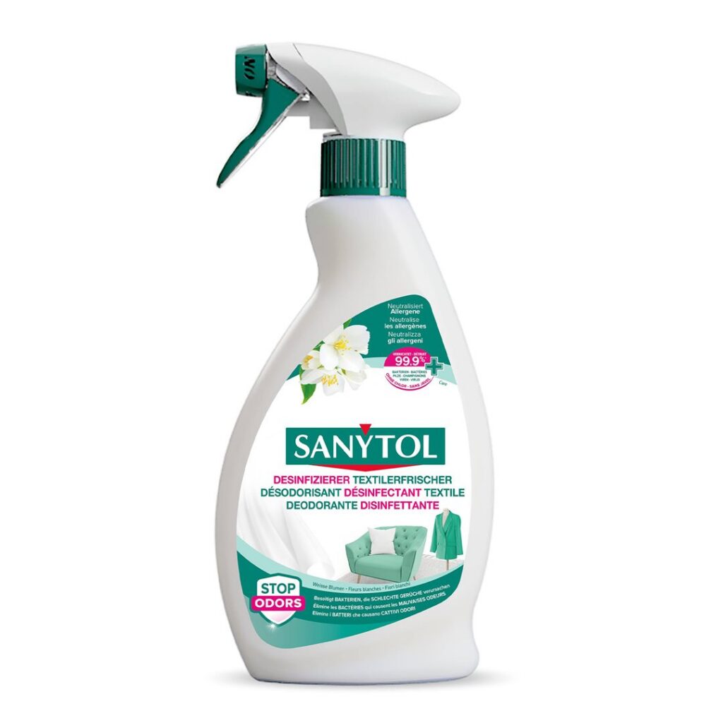 SANYTOL désodorisant désinfect textile spr 500 ml