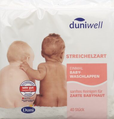 DUNIWELL Baby lavettes hygiéniques 40 pce
