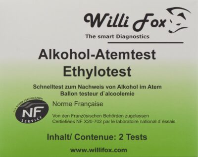 WILLI FOX éthylotest 2 pce