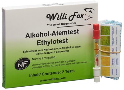 WILLI FOX éthylotest 2 pce