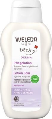 WELEDA baby DERMA 3en1 lait corps mauve bl 200 ml
