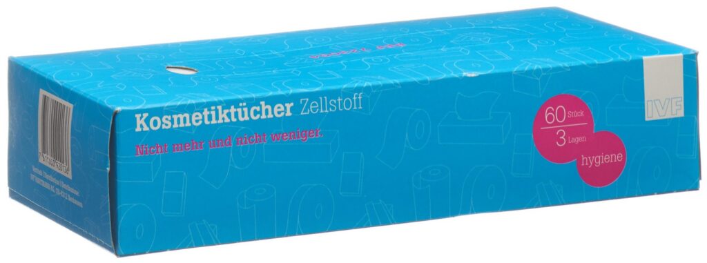 IVF tissues cosmét cellul 3 couches 60 pce