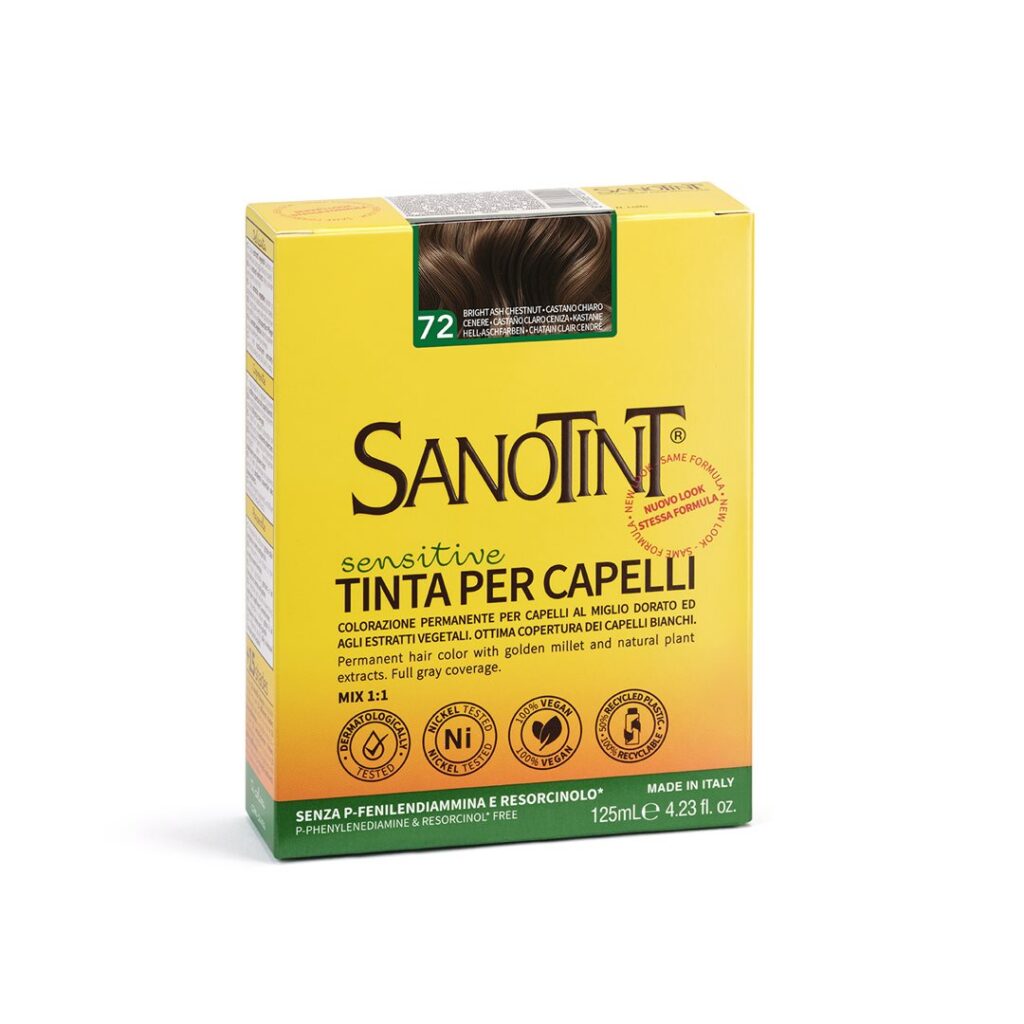 SANOTINT Sensitive teinture 72 chât clair cendré