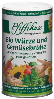 PFIFFIKUSS condiment pdr bouill gourmet bio 250 g
