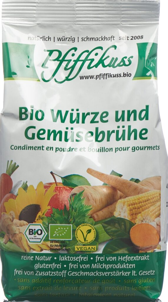 PFIFFIKUSS condiment pdr bouill gourmet bio 450 g