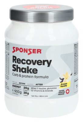 SPONSER Recovery Shake pdr Vanilla bte 900 g