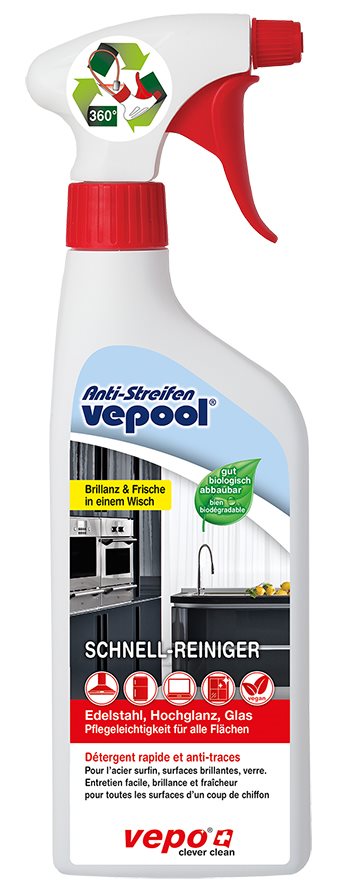 VEPOOL anti-traces déterg rapide 360° vapo 500 ml
