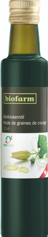 BIOFARM huile pépin courge bourgeon CH fl 250 ml