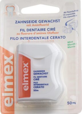 ELMEX fil dentaire 50m ciré