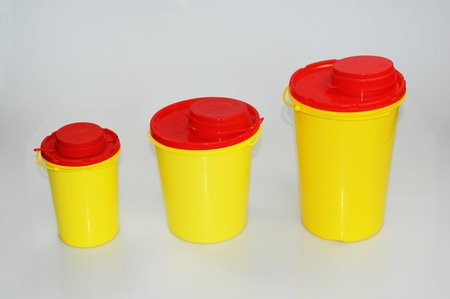 AMPRI box pour canules 2l jaune/rouge
