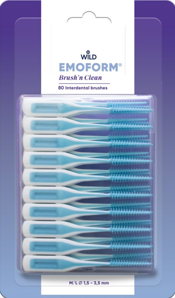 EMOFORM brush'n clean paquet familial 80 pce