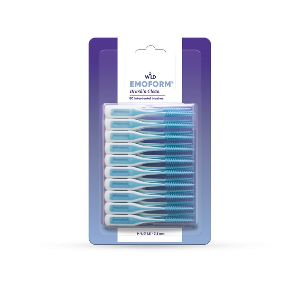 EMOFORM brush'n clean paquet familial 80 pce
