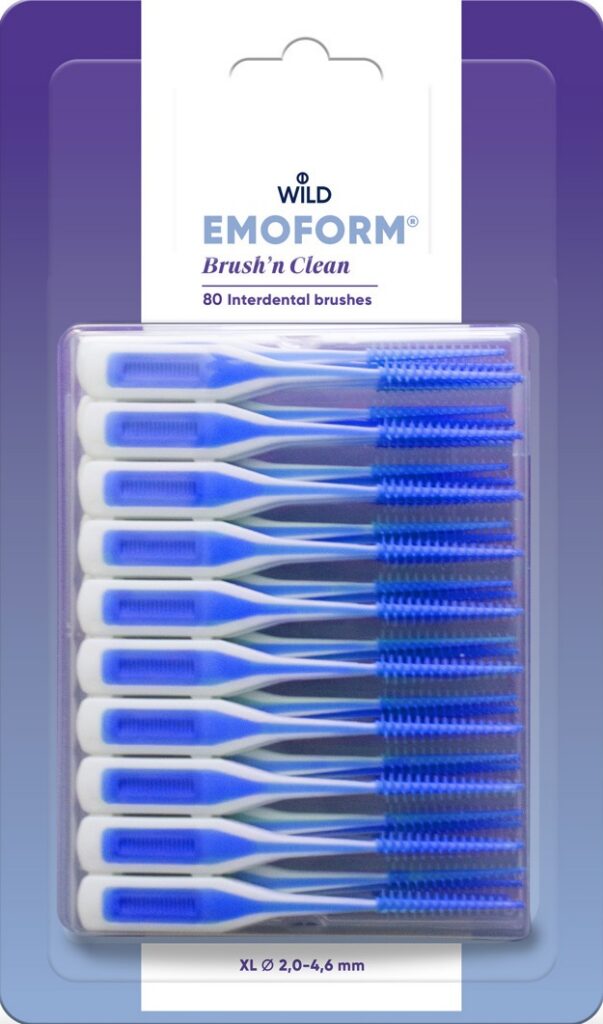 EMOFORM brush'n clean XL paquet familial 80 pce