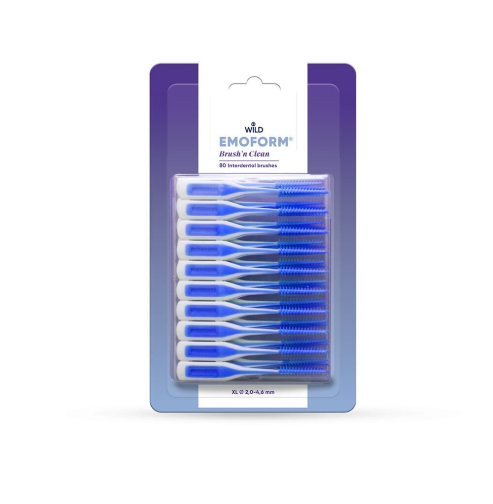 EMOFORM brush'n clean XL paquet familial 80 pce