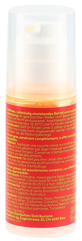 DOLOR-X Hot gel 100 ml