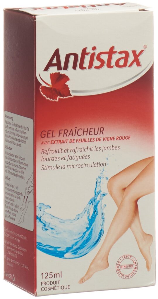ANTISTAX gel fraîcheur tb 125 ml