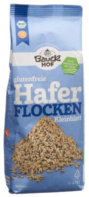 BAUCKHOF flocons d'avoine fins s gluten 475 g