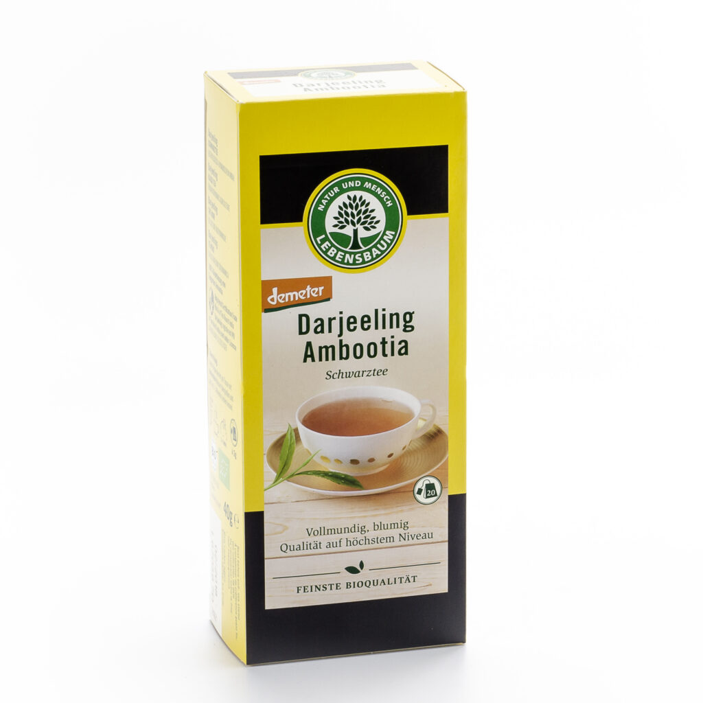 LEBENSBAUM thé noir darjeelingen 20 sach 2 g