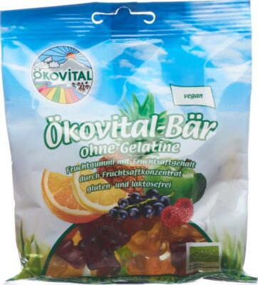 ÖKOVITAL ourson gélifié sans gélatine 80 g