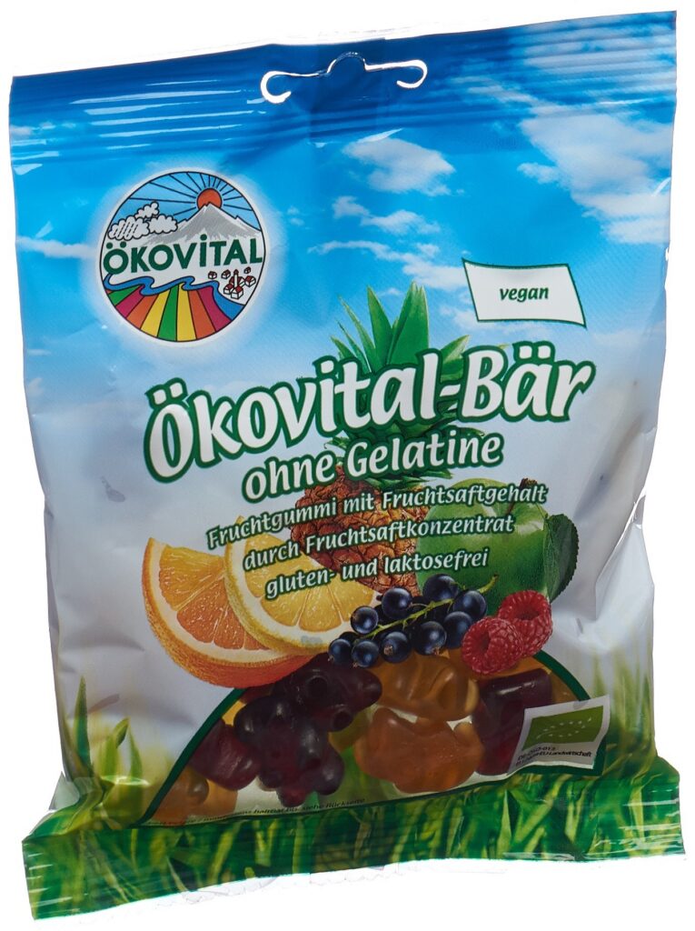 ÖKOVITAL ourson gélifié sans gélatine 80 g