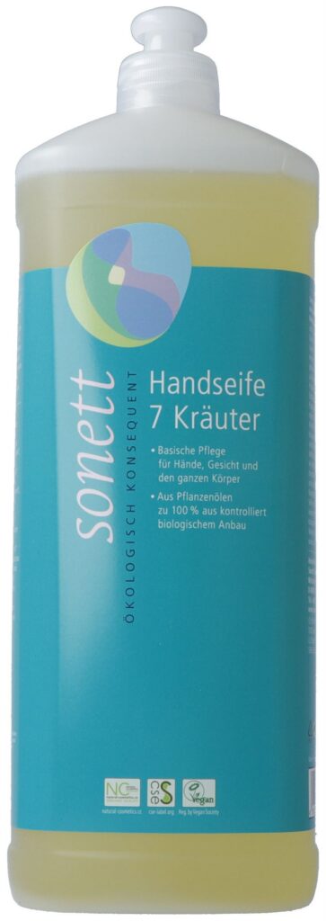 SONETT savon mains 7 herbes recharge 1 lt