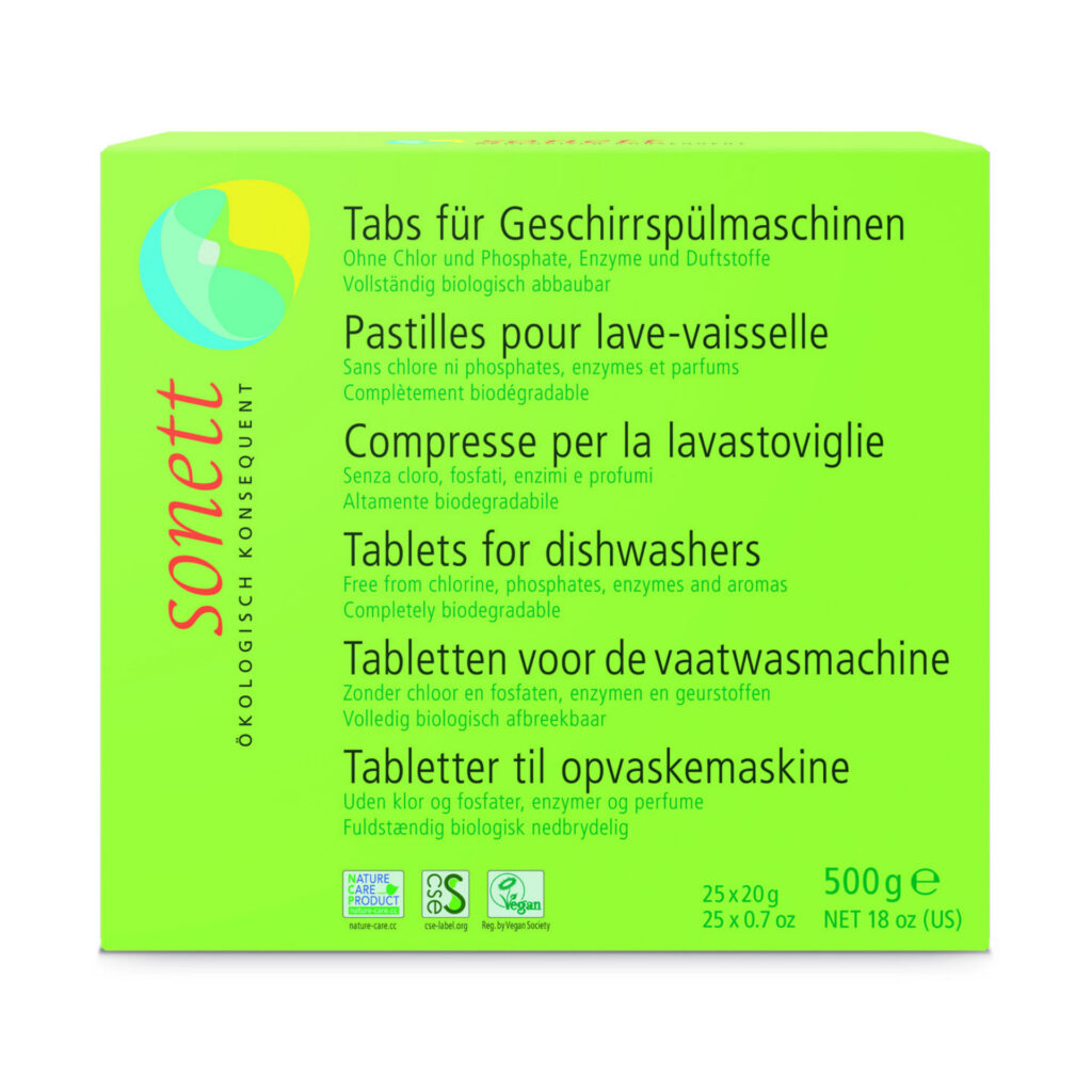 SONETT pastilles pour lave-vaisselle 25 x 20 g