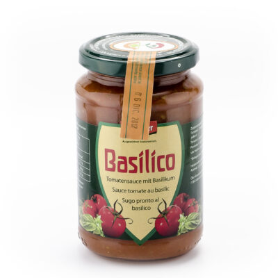 VANADIS sauce tomate Basilico verre 340 g