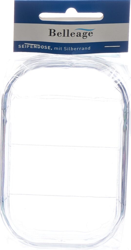 BELLEAGE Seifendose transparent