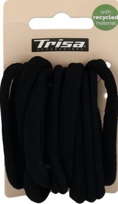 TRISA élastique noir sans métal ass 10 pce
