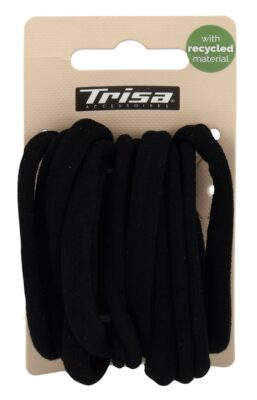 TRISA élastique noir sans métal ass 10 pce
