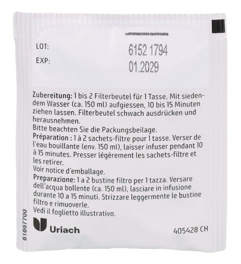 SIDROGA tisane pour le sommeil et nerfs N 20 pce