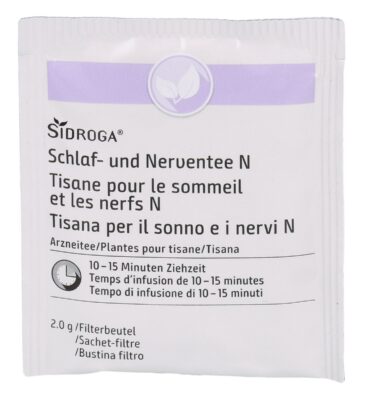 SIDROGA tisane pour le sommeil et nerfs N 20 pce