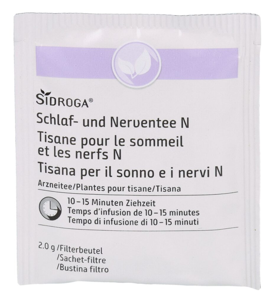 SIDROGA tisane pour le sommeil et nerfs N 20 pce
