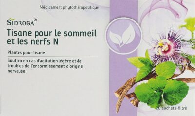 SIDROGA tisane pour le sommeil et nerfs N 20 pce