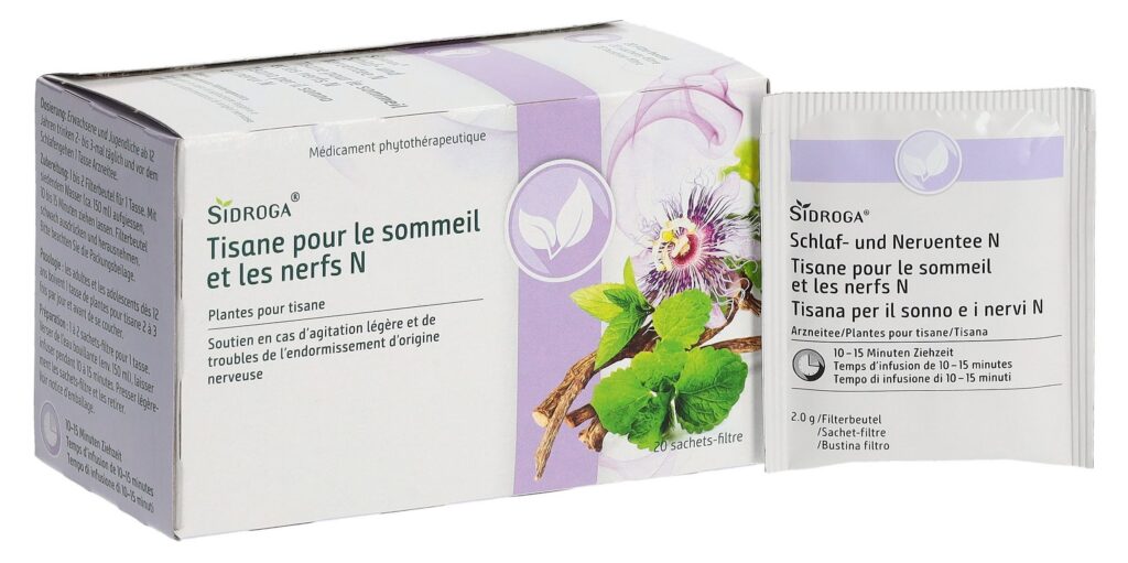 SIDROGA tisane pour le sommeil et nerfs N 20 pce